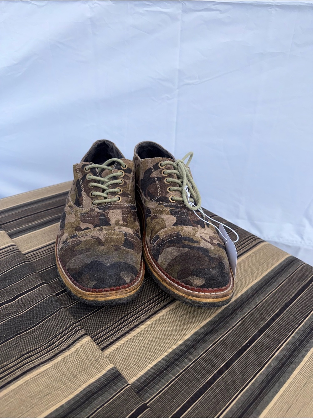 Kenneth Cole Men's Camouflage Lace-Up Casual Shoes Size 8.5